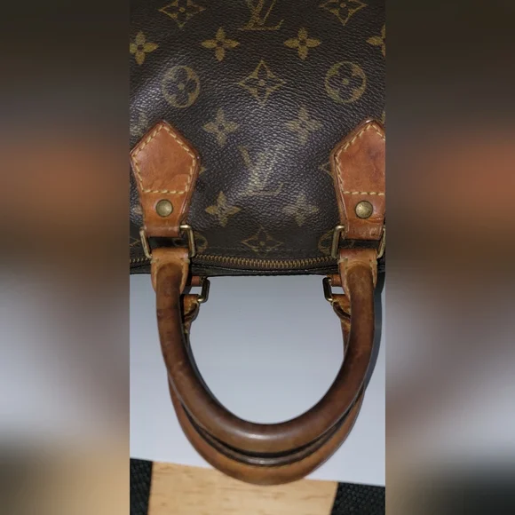 Louis Vuitton Monogram Canvas Handbag Speedy 25 - Picture 5 of 16